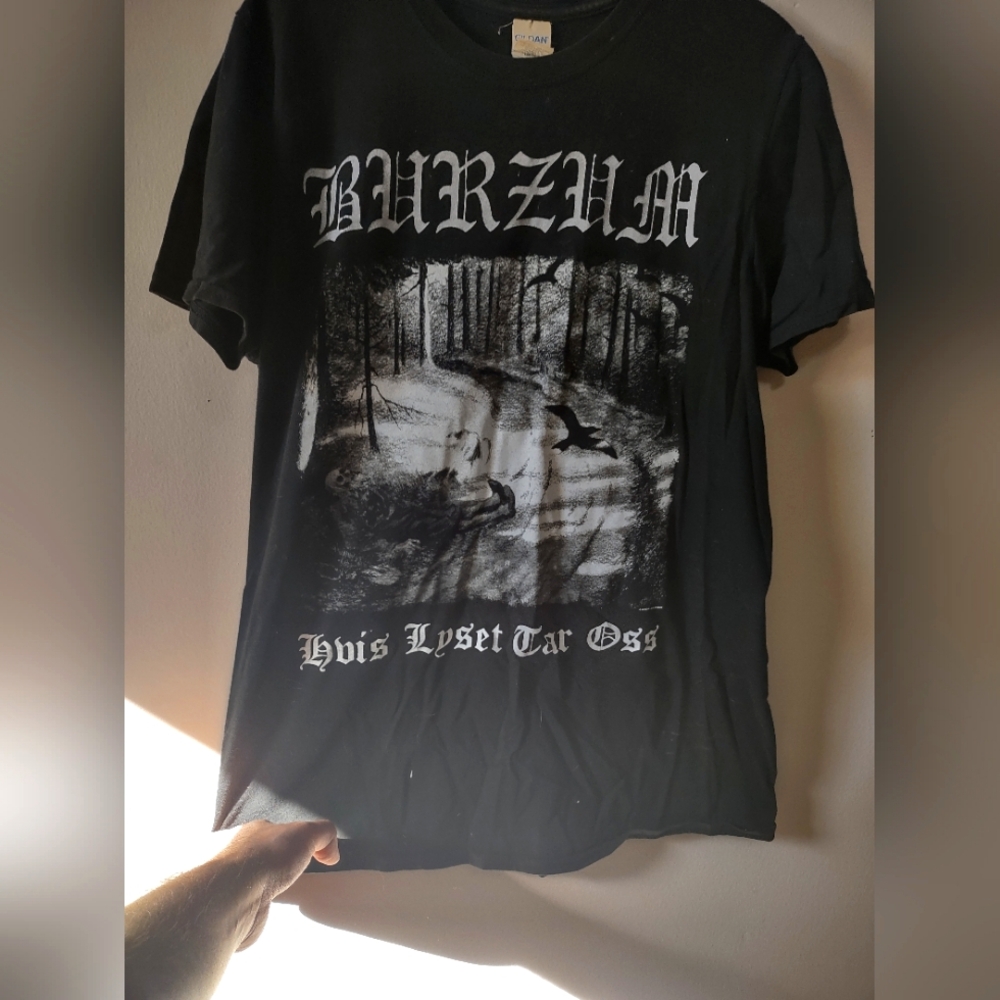 Burzum Hvis Lyset Tar Oss Medium Band Black Metal Vintage 90s